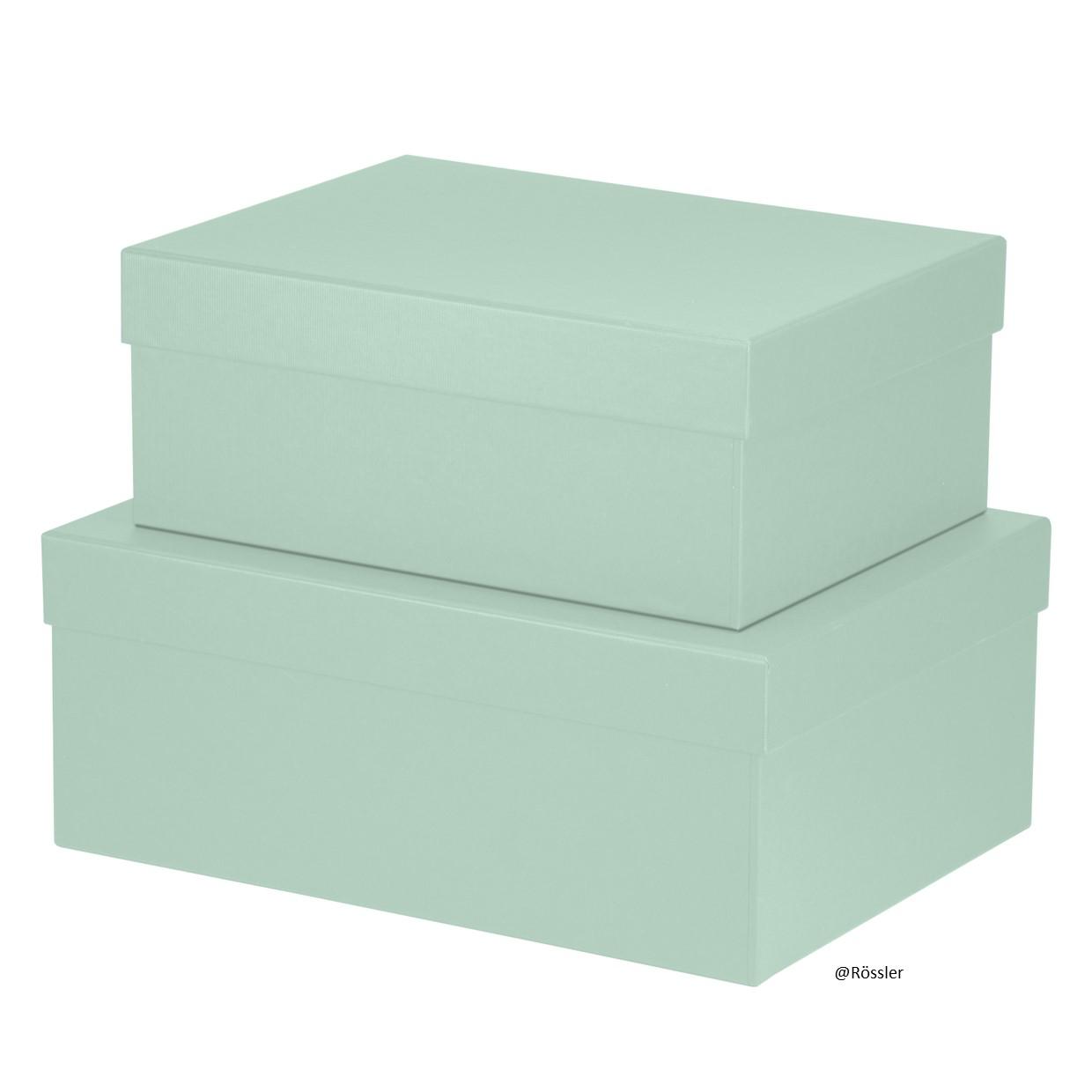 Geschenkschachteln 2er Set Mint